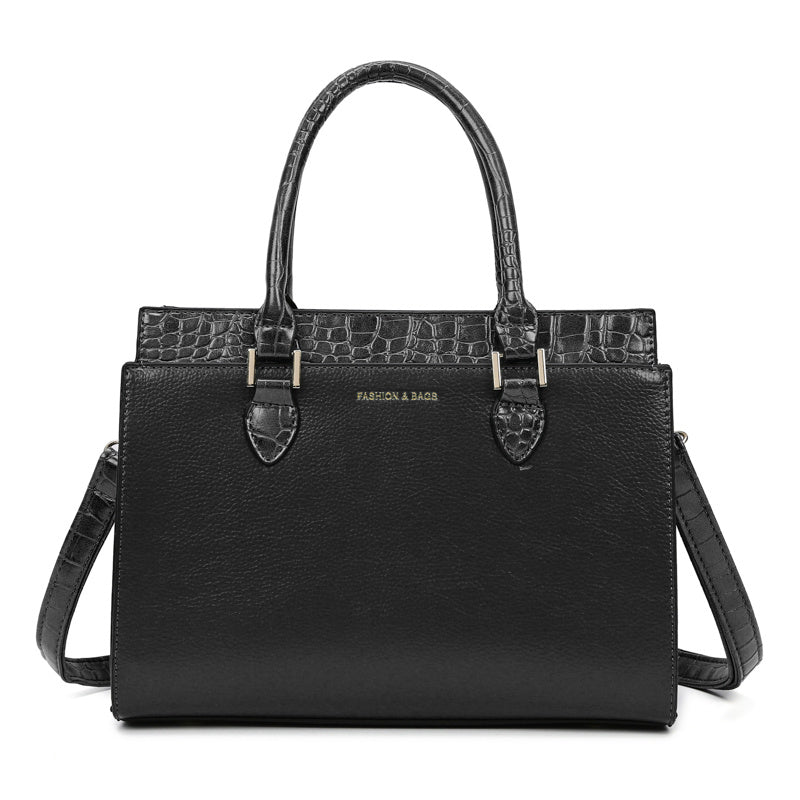 Crocodile Pattern Handbag - Fashion PU Leather Women's Office & Work Crossbody